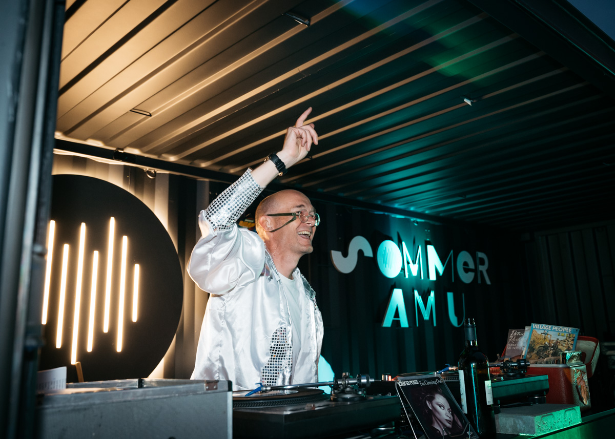DJ Martini beim Sommer am U, Dortmund