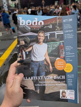 Editorialfotografie: Bodo Das Straßenmagazin, Juli Ausgabe 2026 Daniel Sadowski Fotograf